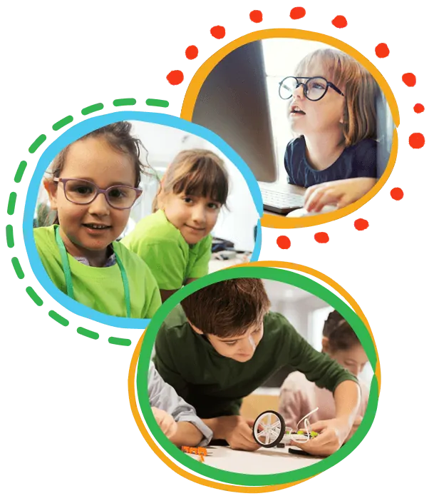 alumnos en los talleres