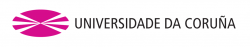 logo universidade da coruña fondo blanco